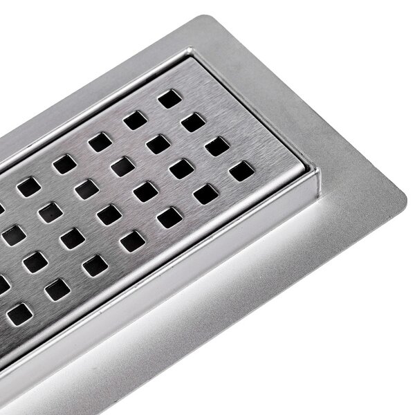 BPS-koupelny Sprchový odtokový žlab DL01 QUBE G3 ST 50 cm, satén