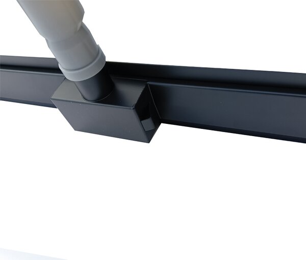 BPS-koupelny Sprchový odtokový žlab DL01 OMEGA G6 BL 50 cm, černý