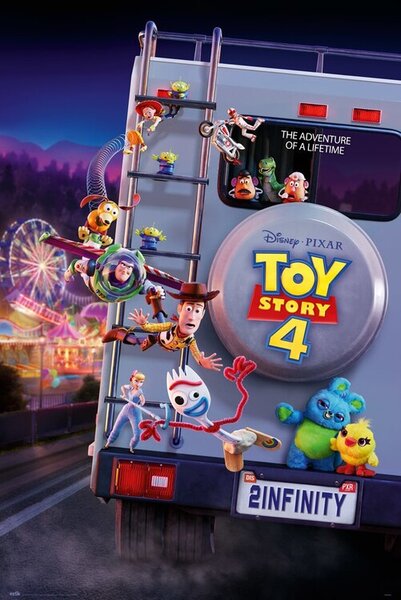 Plakát, Obraz - Toy Story 4 - To Infinity