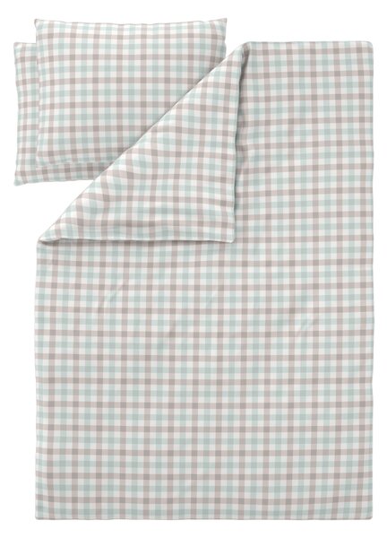 Livarno® Ložní povlečení z mikrovláknitého saténu, 200 x 220 cm, 70 x 90 cm (kostkovaná) (100400574004)