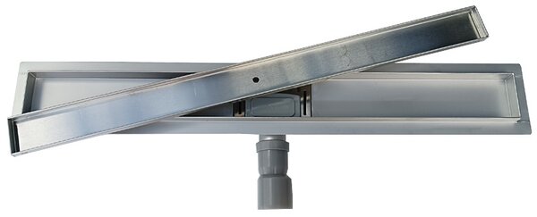 BPS-koupelny Lineární sprchový odtokový žlab 2v1 DL01 FIX G1 ST 50 cm, satén