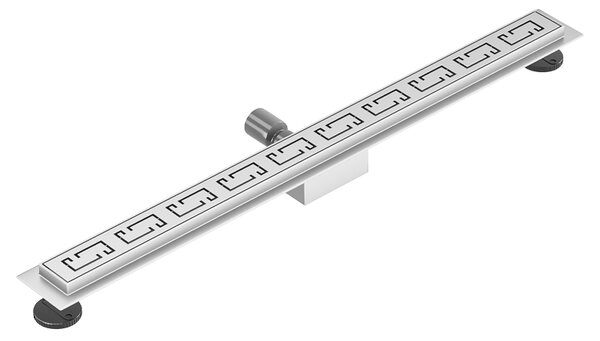 BPS-koupelny Sprchový odtokový žlab DL01 OMEGA G6 ST 50 cm, satén