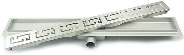 BPS-koupelny Sprchový odtokový žlab DL01 OMEGA G6 ST 50 cm, satén