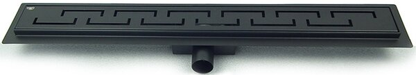 BPS-koupelny Sprchový odtokový žlab DL01 DELTA G4 BL 80 cm, černý