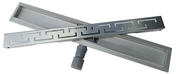 BPS-koupelny Sprchový odtokový žlab DL01 DELTA G4 ST 90 cm, satén