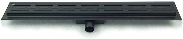 BPS-koupelny Sprchový odtokový žlab DL01 CLASSIC G2 BL 50 cm, černá