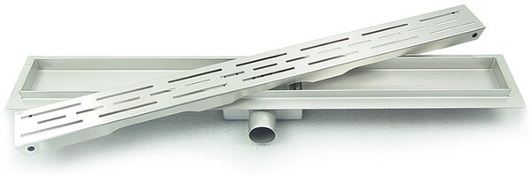 BPS-koupelny Sprchový odtokový žlab DL01 CLASSIC G2 ST 50 cm, satén