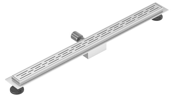 BPS-koupelny Sprchový odtokový žlab DL01 CLASSIC G2 ST 50 cm, satén