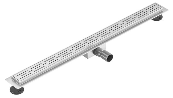 BPS-koupelny Sprchový odtokový žlab DL01 CLASSIC G2 ST 50 cm, satén