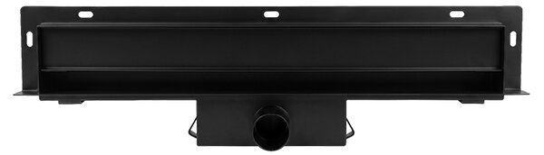 BPS-koupelny Nástěnný odtokový žlab 2in1 DL09 WALL BL 50 cm, černý
