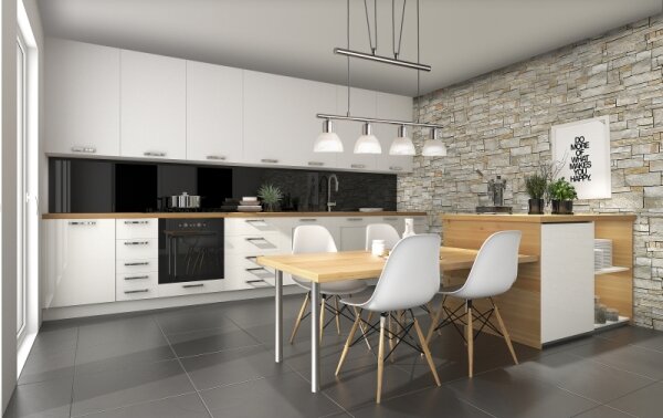 LED Lustr na lanku DAYTONA 4xE14/5W/230V 3000K lesklý chrom