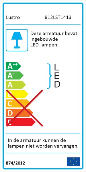 ASIR Stolní lampa KN13 hnědá zlatá