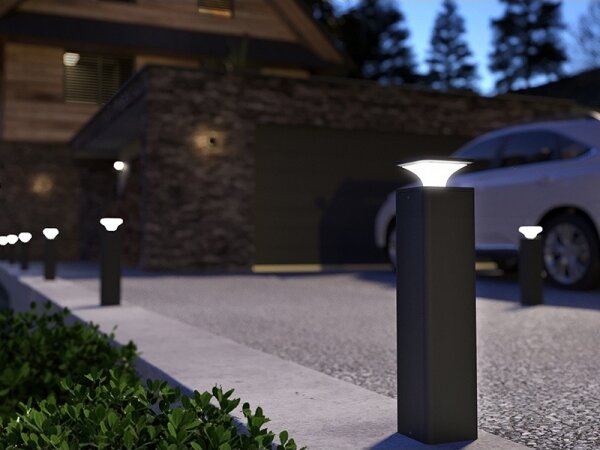 LED Venkovní lampa ORNELA LED/6W/230V 3000K IP54 hnědá