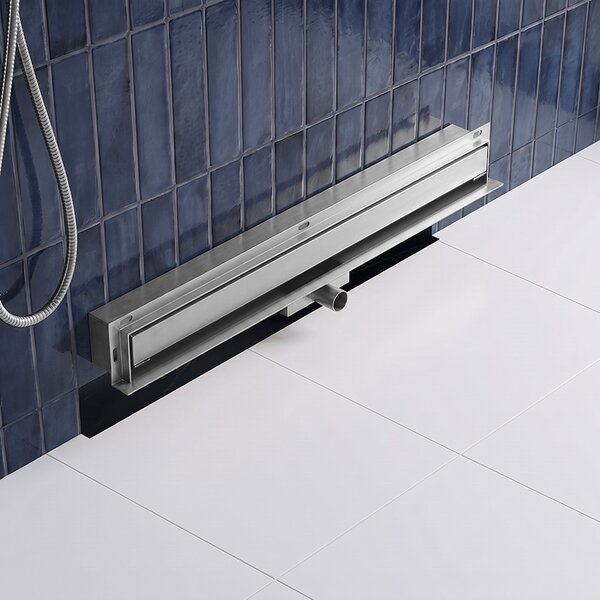 BPS-koupelny Nástěnný odtokový žlab 2in1 DL09 WALL ST 70 cm, satén