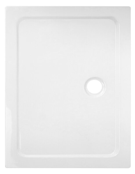 BPS-koupelny Obdélníkový sprchový kout KZ13A BL 100x90 černý/transparent + vanička ST04A bílá