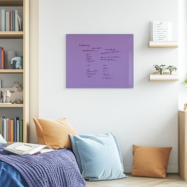 Fialová kobaltová skleněná magnetická tabule Smatab® - 40 × 60 cm