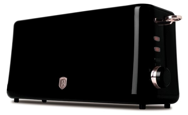 Topinkovač nerez 980W s dlouhým slotem Black Rose Collection