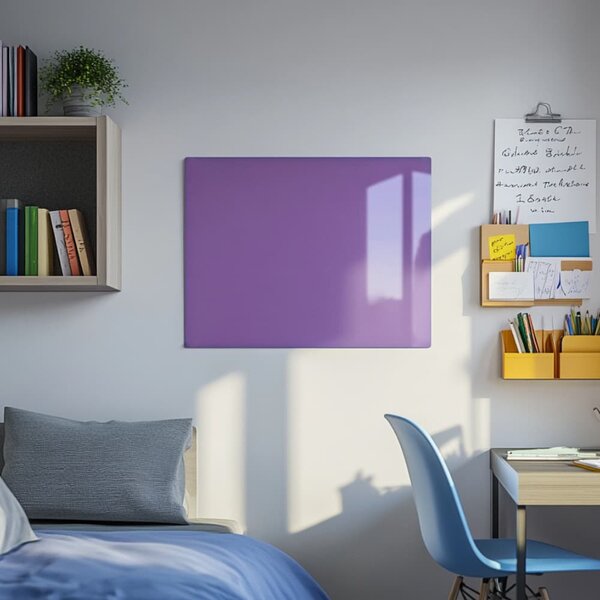 Fialová kobaltová skleněná magnetická tabule Smatab® - 40 × 60 cm