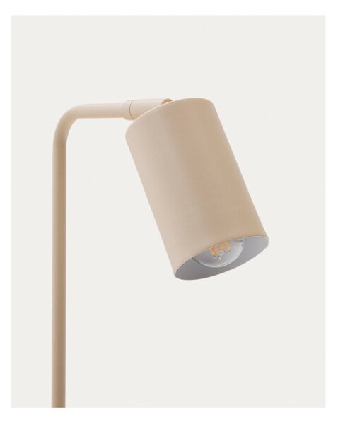 Béžová kovová stolní lampa (výška 49 cm) Manie – Kave Home