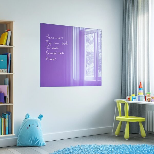 Fialová kobaltová skleněná magnetická tabule Smatab® - 40 × 60 cm