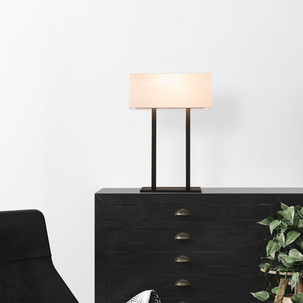 ASIR Stolní lampa SALIHINI - MR-616 bílá černá