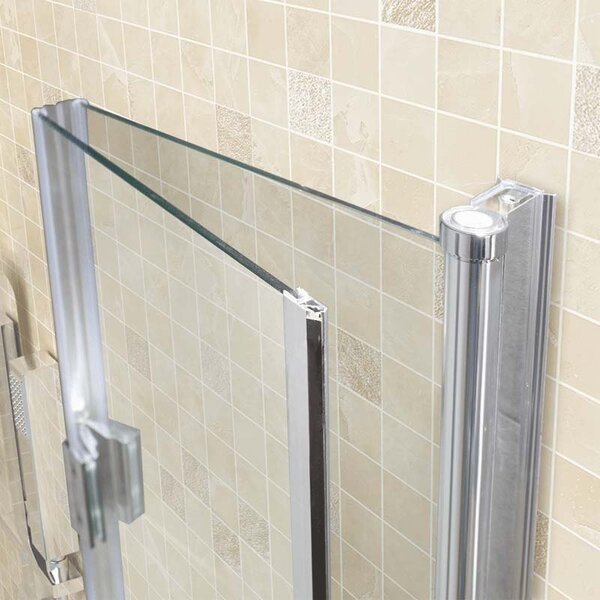 BPS-koupelny Čtvercový sprchový kout ZES KZ1290A 80x80 chrom/transparent - bez vaničky