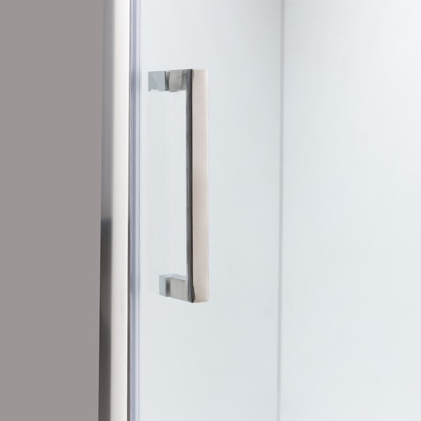 BPS-koupelny Sprchové dveře ZOE CH 80 chrom/transparent pro instalaci do niky - bez vaničky