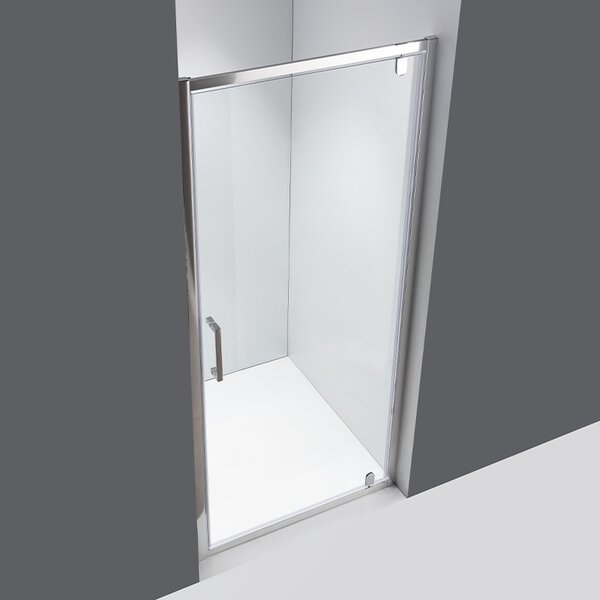BPS-koupelny Sprchové dveře ZOE CH 80 chrom/transparent pro instalaci do niky - bez vaničky