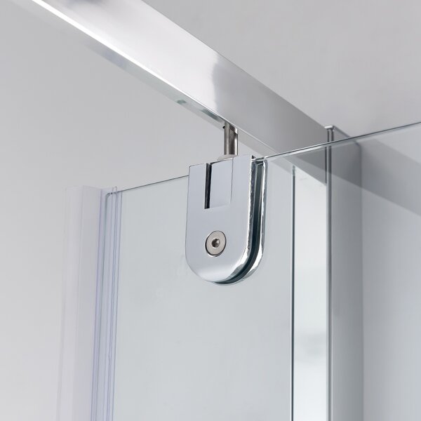 BPS-koupelny Sprchové dveře ZOE CH 80 chrom/transparent pro instalaci do niky - bez vaničky