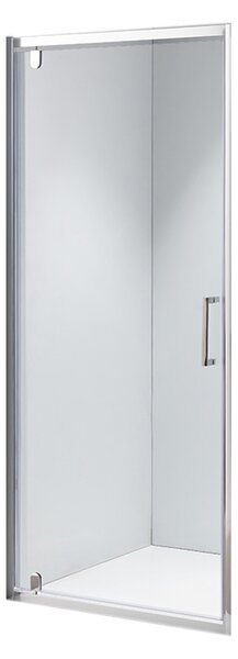 BPS-koupelny Sprchové dveře ZOE CH 80 chrom/transparent pro instalaci do niky - bez vaničky
