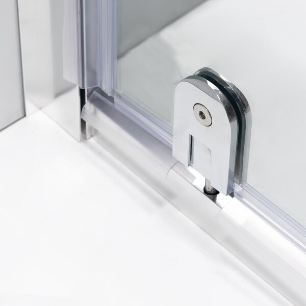 BPS-koupelny Sprchové dveře ZOE CH 80 chrom/transparent pro instalaci do niky - bez vaničky
