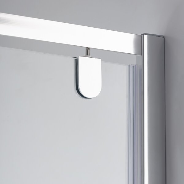 BPS-koupelny Sprchové dveře ZOE CH 80 chrom/transparent pro instalaci do niky - bez vaničky