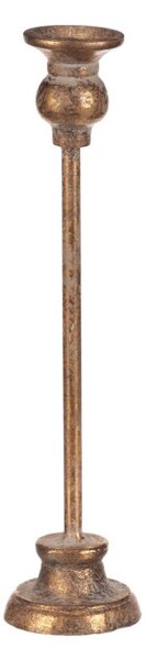 Kovový svícen 31 cm zlatý FUP522