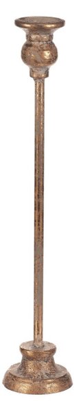 Kovový svícen 38 cm zlatý FUP523