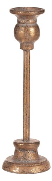 Kovový svícen 23 cm zlatý FUP521