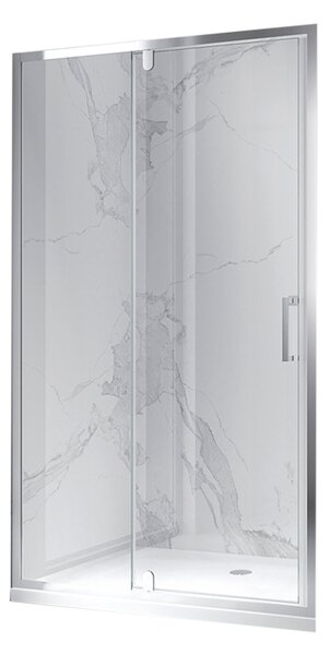 BPS-koupelny Sprchové dveře KZ19D 100 chrom/transparent pro instalaci do niky - bez vaničky