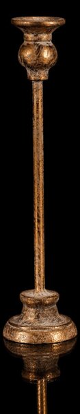 Kovový svícen 31 cm zlatý FUP522