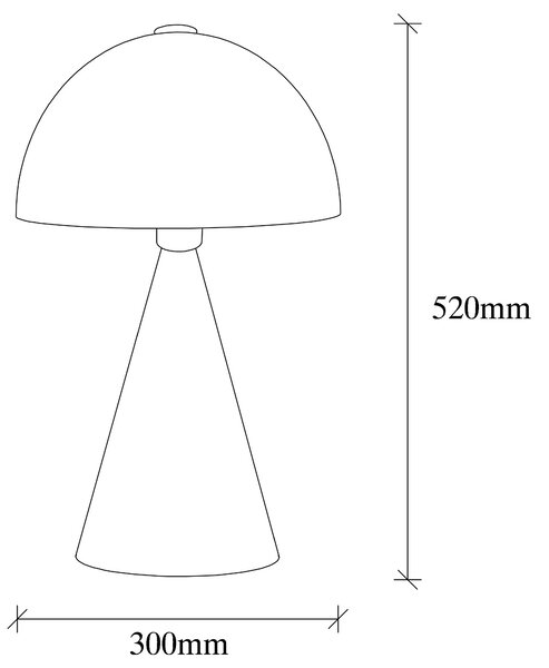 ASIR Stolní lampa DODO - 5051 černá