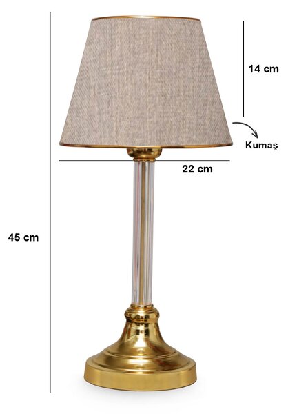 ASIR Stolní lampa AYD-2982 béžová