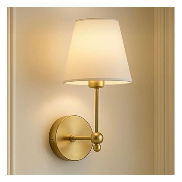 Nástěnná lampa ASPARAGUS 1xE27/40W/230V zlatá/krémová