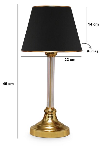 ASIR Stolní lampa AYD-2981 černá