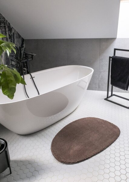 Koupelnový kobereček LOFT SHAPE hnědý