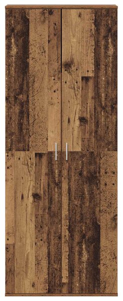 Vysoký bufet 70 x 33,5 x 180 cm Kompozitní dřevo Staré dřevo 3365564