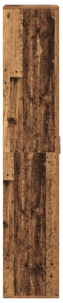 Vysoký bufet 70 x 33,5 x 180 cm Kompozitní dřevo Staré dřevo 3365564