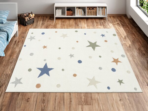 Koberec Esme Kids C5642A bílý / krémový