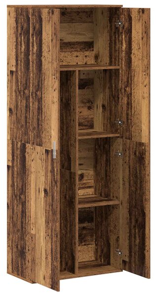 Vysoký bufet 70 x 33,5 x 180 cm Kompozitní dřevo Staré dřevo 3365564