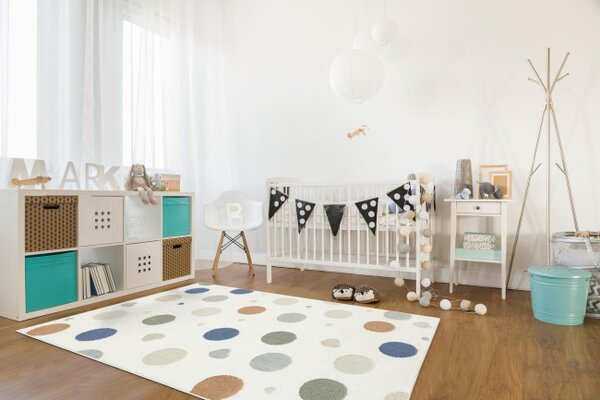 Koberec Esme Kids C5648A bílý/krémový