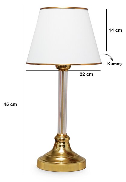 ASIR Stolní lampa AYD-2979 bílá