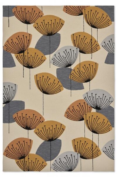 Outdoorový koberec Sanderson Dandelions clocks ochre/silver Zvolte velikost koberce: 140 x 200