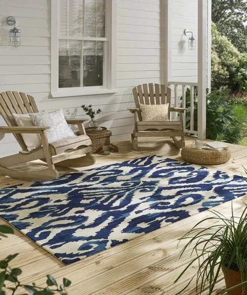 Outdoorový koberec Sanderson Kasuri indigo Zvolte velikost koberce: 140 x 200